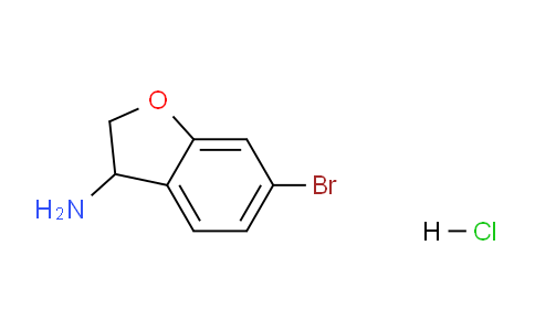 CAS No. 1215339-86-8, 6-bromo-2,3-dihydrobenzofuran-3-amine hydrochloride