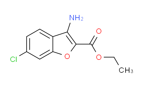 CAS No. 1228148-47-7, ethyl 3-amino-6-chlorobenzofuran-2-carboxylate
