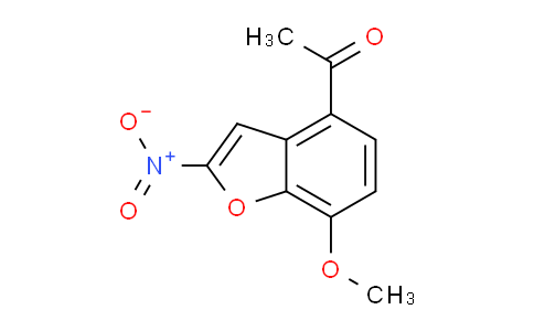 CAS No. 82607-31-6, 1-(7-methoxy-2-nitrobenzofuran-4-yl)ethan-1-one
