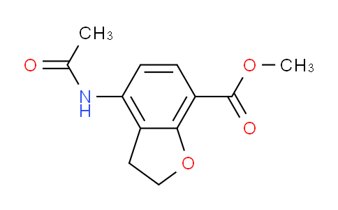 CAS No. 149466-67-1, methyl 4-acetamido-2,3-dihydrobenzofuran-7-carboxylate