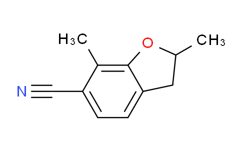 CAS No. 55289-13-9, 2,7-dimethyl-2,3-dihydrobenzofuran-6-carbonitrile