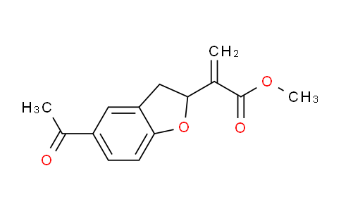 CAS No. 617722-55-1, Methyl 2-(5-Acetyl-2,3-Dihydrobenzofuran-2-Yl)propenoate