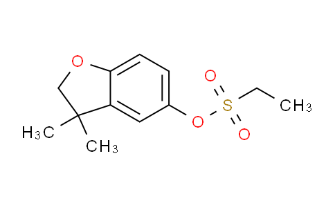 CAS No. 68505-69-1, 3,3-dimethyl-2,3-dihydrobenzofuran-5-yl ethanesulfonate