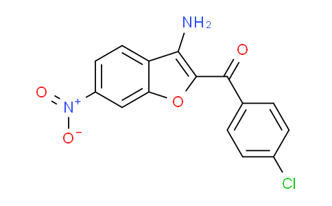 CAS No. 351003-28-6, (3-amino-6-nitrobenzofuran-2-yl)(4-chlorophenyl)methanone