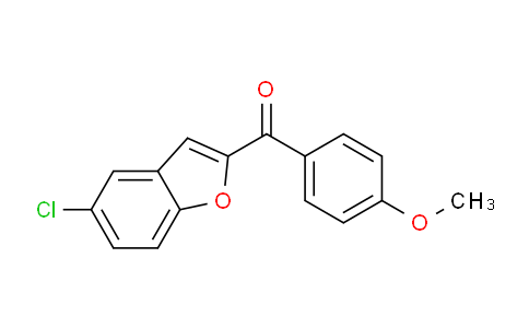 CAS No. 220526-76-1, (5-Chlorobenzofuran-2-yl)(4-methoxyphenyl)methanone