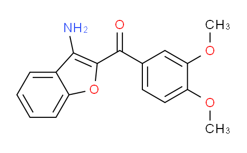 CAS No. 733790-97-1, (3-Aminobenzofuran-2-yl)(3,4-dimethoxyphenyl)methanone