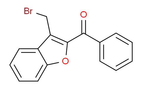 CAS No. 67534-81-0, (3-(Bromomethyl)benzofuran-2-yl)(phenyl)methanone