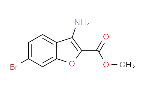 CAS No. 1823887-63-3, Methyl 3-amino-6-bromobenzofuran-2-carboxylate