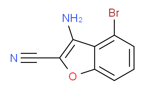 CAS No. 1823931-01-6, 3-Amino-4-bromobenzofuran-2-carbonitrile