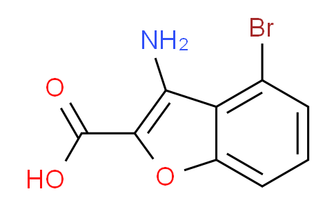 CAS No. 1781820-33-4, 3-Amino-4-bromobenzofuran-2-carboxylic acid