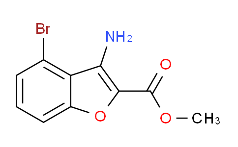 CAS No. 1823338-25-5, Methyl 3-amino-4-bromobenzofuran-2-carboxylate