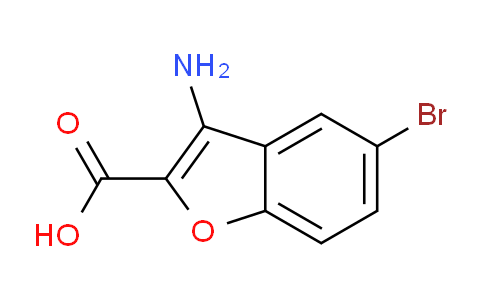 CAS No. 1780197-72-9, 3-Amino-5-bromobenzofuran-2-carboxylic acid