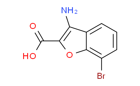 CAS No. 1782769-75-8, 3-Amino-7-bromobenzofuran-2-carboxylic acid