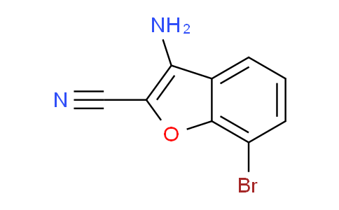 CAS No. 1782501-10-3, 3-Amino-7-bromobenzofuran-2-carbonitrile