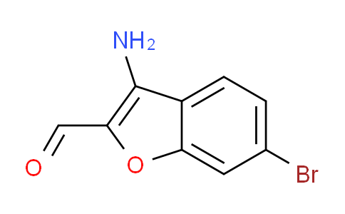 CAS No. 1823898-96-9, 3-Amino-6-bromobenzofuran-2-carbaldehyde