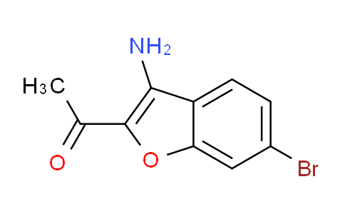 CAS No. 1823869-41-5, 1-(3-Amino-6-bromobenzofuran-2-yl)ethanone