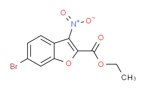 CAS No. 1956341-75-5, Ethyl 6-bromo-3-nitrobenzofuran-2-carboxylate