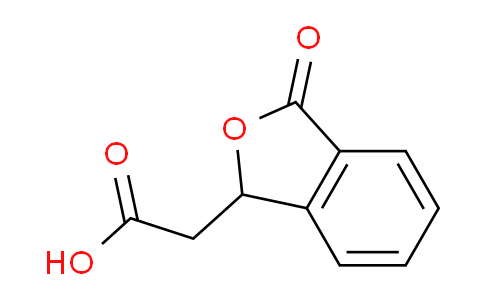 CAS No. 4743-58-2, 2-(3-Oxo-1,3-dihydroisobenzofuran-1-yl)acetic acid
