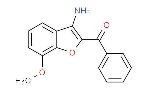 CAS No. 269075-50-5, (3-Amino-7-methoxybenzofuran-2-yl)(phenyl)methanone