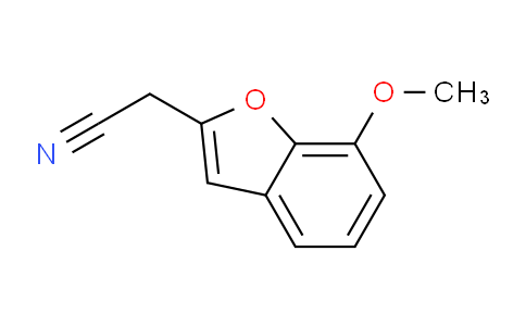 CAS No. 75566-56-2, 2-(7-Methoxybenzofuran-2-yl)acetonitrile