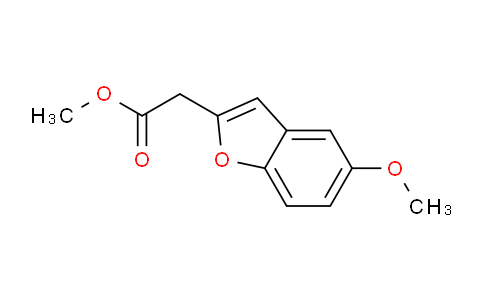 CAS No. 1005328-51-7, Methyl 2-(5-methoxybenzofuran-2-yl)acetate