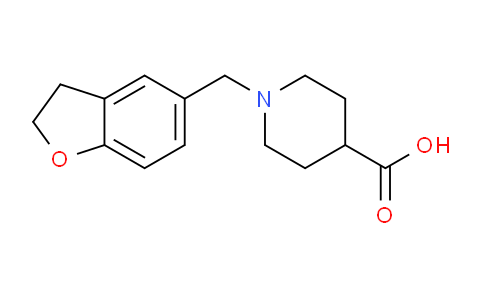 CAS No. 887440-34-8, 1-((2,3-Dihydrobenzofuran-5-yl)methyl)piperidine-4-carboxylic acid