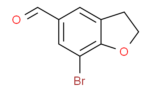 CAS No. 875551-14-7, 7-Bromo-2,3-dihydrobenzofuran-5-carbaldehyde
