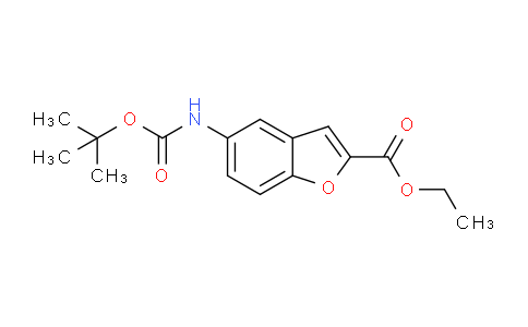 CAS No. 1135283-35-0, Ethyl 5-((tert-butoxycarbonyl)amino)benzofuran-2-carboxylate