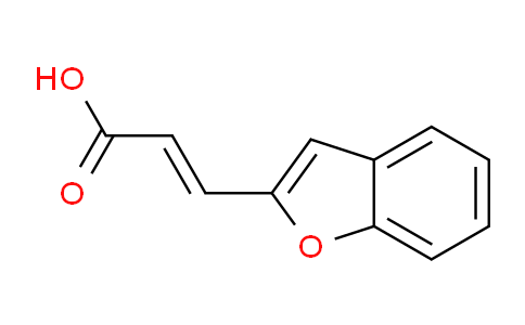 CAS No. 132376-67-1, (E)-3-(1-benzofuran-2-yl)prop-2-enoic acid