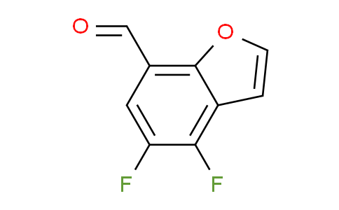 CAS No. 555155-10-7, 4,5-Difluorobenzofuran-7-carbaldehyde
