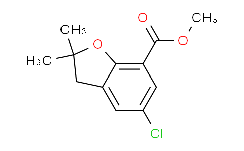 CAS No. 1234844-87-1, Methyl 5-chloro-2,2-dimethyl-2,3-dihydrobenzofuran-7-carboxylate