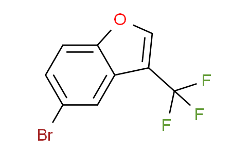 CAS No. 1341125-78-7, 5-Bromo-3-(trifluoromethyl)benzofuran