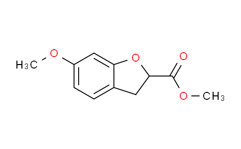 CAS No. 24007-57-6, Methyl 6-Methoxy-2,3-dihydrobenzofuran-2-carboxylate