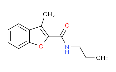 CAS No. 505067-64-1, 3-Methyl-N-propylbenzofuran-2-carboxamide
