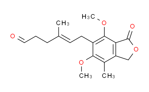 CAS No. 545392-47-0, (E)-6-(4,6-dimethoxy-7-methyl-3-oxo-1,3-dihydroisobenzofuran-5-yl)-4-methylhex-4-enal