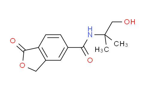 CAS No. 227954-82-7, N-(1-hydroxy-2-methylpropan-2-yl)-1-oxo-1,3-dihydroisobenzofuran-5-carboxamide