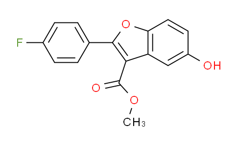 CAS No. 691856-96-9, methyl 2-(4-fluorophenyl)-5-hydroxy-1-benzofuran-3-carboxylate