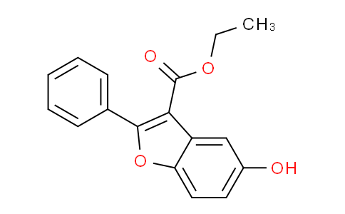 CAS No. 4610-75-7, Ethyl 5-hydroxy-2-phenylbenzofuran-3-carboxylate