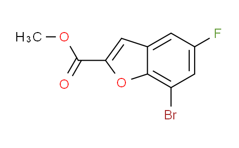 CAS No. 1398504-34-1, Methyl 7-bromo-5-fluorobenzofuran-2-carboxylate