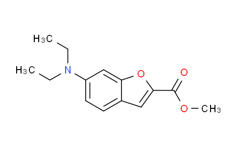 CAS No. 126174-11-6, Methyl 6-(diethylamino)benzofuran-2-carboxylate