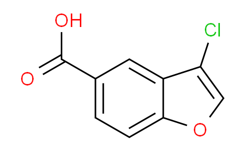CAS No. 1379278-90-6, 3-Chlorobenzofuran-5-carboxylic acid