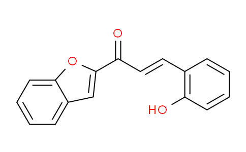 CAS No. 107155-10-2, 1-(Benzofuran-2-yl)-3-(2-hydroxyphenyl)prop-2-en-1-one
