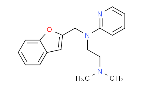 CAS No. 17692-35-2, N1-(Benzofuran-2-ylmethyl)-N2,N2-dimethyl-N1-(pyridin-2-yl)ethane-1,2-diamine