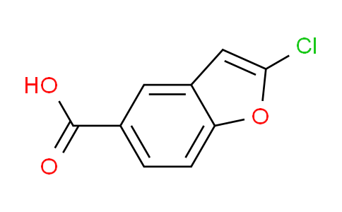 CAS No. 860183-31-9, 2-Chlorobenzofuran-5-carboxylic acid