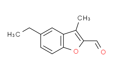 CAS No. 58455-61-1, 5-ethyl-3-methyl-1-benzofuran-2-carbaldehyde