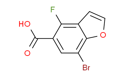 CAS No. 2227206-54-2, 7-bromo-4-fluoro-1-benzofuran-5-carboxylic acid