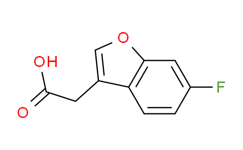 CAS No. 1038224-52-0, 2-(6-fluoro-1-benzofuran-3-yl)acetic acid
