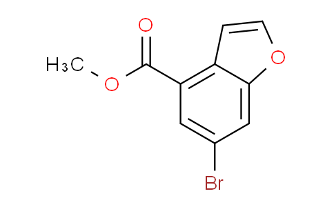 CAS No. 2098546-92-8, methyl 6-bromobenzofuran-4-carboxylate