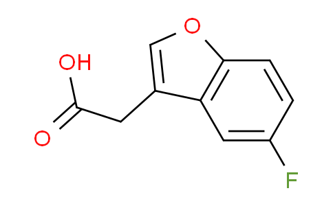 CAS No. 252978-96-4, 2-(5-fluoro-1-benzofuran-3-yl)acetic acid