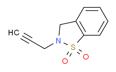 CAS No. 20044-78-4, 1,2-Benzisothiazole,2,3-dihydro-2-(2-propyn-1-yl)-,1,1-dioxide